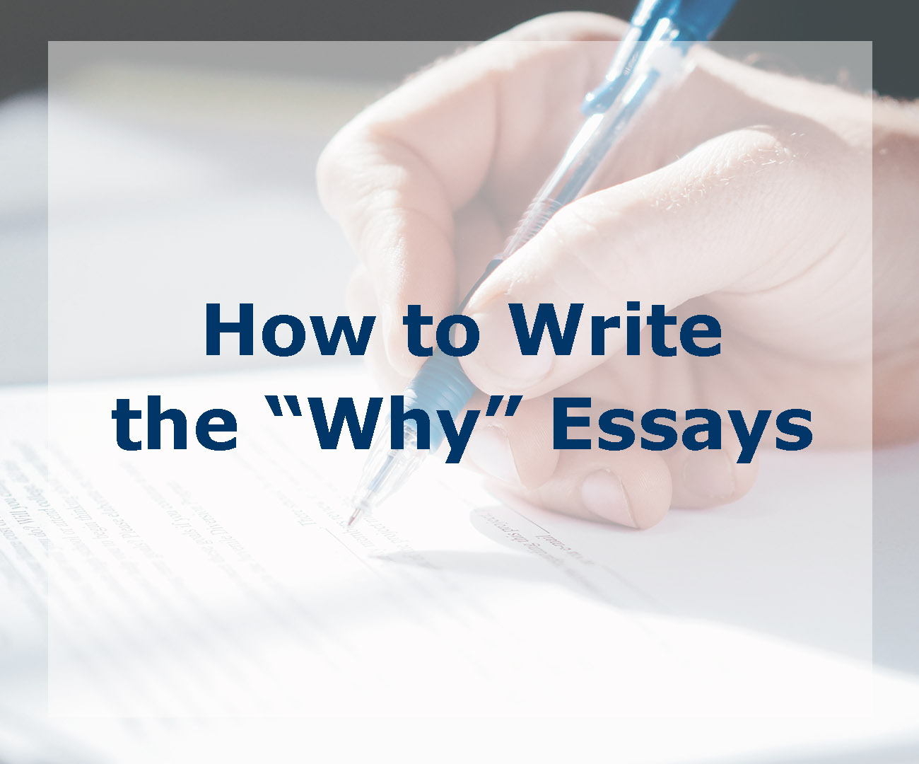 why essays that worked